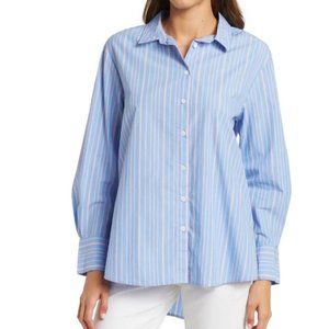 VELVET HEART Westerly Stripe Long Sleeve Button Front Shirt